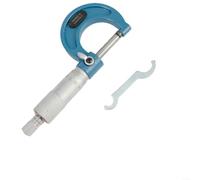 NiuLumea Juego de micrómetros exteriores de 0 a 25 mm con varilla de calibración, micrómetro de tornillo mecánico de precisión de 001 mm, prueba de diámetro de metal de marco resistente (0-25 mm)