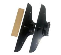 NiuLumea Juego de plantillas para peldaños de escalera, acero chapado en zinc, regla de ángulo ajustable para peldaños de escalera, elevadores y estanterías