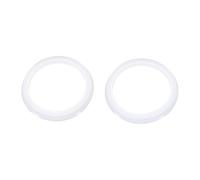 NiuLumea Junta de drenaje de silicona para lavabo de repuesto para anillo de 44,7 x 33,8 mm, para tapa de lavabo de bañera, 2 unidades