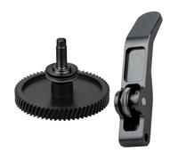 NiuLumea Kit de engranajes extrusores de acero endurecido para Bambu Lab A1 y Mini, con mango de aleación de aluminio, para revestimiento DLC, 90 x 50 x 35 mm, color negro