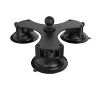 NiuLumea Kit de montaje con ventosa de cabeza esférica para cámaras giratorias de 360 grados, compatible con superficies lisas, para RV, techo solar de coche, color negro