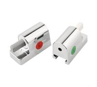 NiuLumea Kit de reemplazo de bisagra de cierre suave, acero inoxidable ABS sin herramientas, instalación rápida para reparación de asiento de inodoro