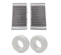 NiuLumea Limpiador de piscina para cepillo de repuesto y para modelos de juego de anillos para DX3 para DX4 M200, incluye cepillos 6101641-R2 y anillos 6101611-R4, kit de 4 piezas (4 piezas)