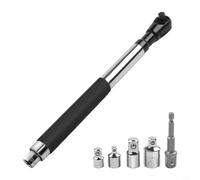 NiuLumea Llave de mano automática delgada de 36 a 75 libras-pies y extensor de par eléctrico para trinquete de cambio rápido para sistema de 3/8 1/2 1/4 unidad (6 piezas)