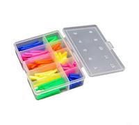 NiuLumea Mangas flotantes de varios tamaños para paradas de silicona Boilie Stop accesorios de pesca de carpa de mar (embalaje de caja pequeña)