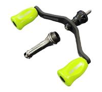 NiuLumea Mango basculante NASCI Sephia para carrete STELLA con barra de equilibrio doble, fibra de carbono, 12 opciones de color (morado/verde fluorescente/plateado)