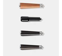 NiuLumea Mango de portafiltro de madera de nogal macizo de repuesto con conector de rosca M10 para determinados portafiltros de máquina espresso