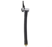 NiuLumea Manguera de extensión de bomba de válvula Presta, 15 cm y tubo de cobre con cabezal de bloqueo de 90 grados, adaptador de boquilla de bomba de aire de 6 mm de diámetro interior para bicicleta