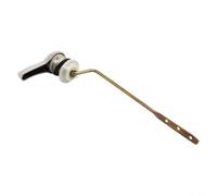 NiuLumea Manija cromada de palanca de inodoro para la mayoría de inodoros, compatible con modelos estándar para tanques, montaje frontal o lateral (estilo 1# o 2#) (2#)