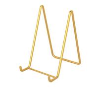 NiuLumea Marco de fotos de hierro para escritorio, soporte para fotos artísticas, medallas y libros, 13 x 9 x 3 cm, soporte de exhibición de metal, color negro