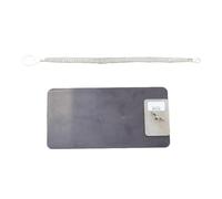 NiuLumea ME50 - Adhesivo para antena de onda corta para coche, acero inoxidable, 200 mm x 100 mm, frecuencia de 1 a 55 MHz para rango, compatible con antena de onda corta montada en vehículo