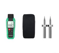 NiuLumea Medidor de humedad de madera rápido, medidor de humedad digital, yeso de hormigón, para pantalla LCD de apagado automático, diseño portátil
