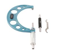 NiuLumea Micrómetro de 0 a 75 mm de diámetro exterior con escala de rosca, división alta de 001 mm, acabado cromado satinado, tope de trinquete, medición de dimensiones externas