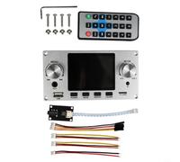 NiuLumea Módulo decodificador de audio multifuncional sin pérdidas con pantalla TFT de 28 pulgadas, soporta salida digital I2S, tarjeta TF y función de tarjeta de sonido USB (plata)