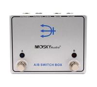 NiuLumea MOSKYAUDIO - Pedal de caja de interruptores AB con interruptor de pie dual para guitarra, enrutamiento de señal a dos para trayectorias de amplificador, sintonizador de salida constante o