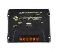 NiuLumea MPPT Controlador de panel solar 10 A 20 A 30 A, 12 V 24 V para conmutación automática para cargador de luz de calle Sistema inteligente (20 A)