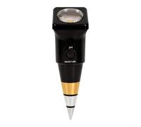 NiuLumea No para batería Probador de pH del suelo y medidor de humedad, analógico preciso para monitoreo de huertos de invernaderos de jardín, granja (corto)