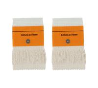 NiuLumea Núcleo de lámpara de aceite para estufa de petróleo y calentador de queroseno, 65 x 2,3 x 175 mm, mecha de algodón de fibra de vidrio, paquete de 2