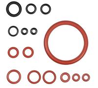 NiuLumea O-for - Kit de juntas para SAECO Spidem para máquinas de café GAGGIA, juego de juntas de 15 piezas, válvula de vapor, salida de agua, -40 a 200, negro + rojo