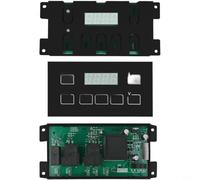 NiuLumea Panel de control de horno resistente al calor 316455500 para Kenmore, tablero de pantalla táctil de vidrio negro 316455420 316222811 (316455500)
