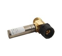 NiuLumea Paquete de 1 pararrayos de martillo de agua de acero inoxidable, tuerca hembra de 78 pulgadas x rosca macho de 34 pulgadas, construcción de latón, reducción de ruido en sistemas de fontanería