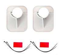 NiuLumea Paquete de 2 soportes para manguera de piscina de 26 a 38 mm, soporte de tubo de piscina ABS para evitar la flacidez, compatible con piscinas INTEX y similares sobre el suelo (2 piezas grises