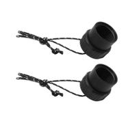 NiuLumea Paquete de 2 tapones para válvula de tanque para conector DIN, rosca de 5/8-14NPS con cuerda reflectante, PA6+GF30% de material