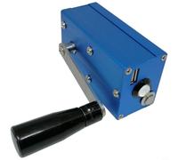 NiuLumea para manivela compacta 18x10x6cm con luz COB 5V salida teléfono carga camping desastre preparación azul (HCG-1)