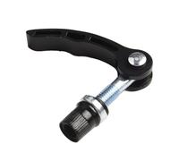 NiuLumea Perno de abrazadera de tija de sillín de liberación rápida para bicicleta, M6 x 45 mm, aleación de aluminio, para tornillo de brocheta de bicicleta, color negro