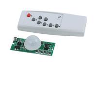 NiuLumea PIR - Placa controladora de lámpara de calle solar de 32 V 37 V, baterías de litio, control remoto, inducción del cuerpo humano, distancia de detección de 5 a 10 m, blanco o verde