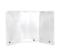 NiuLumea Placa deflectora de cocina de gas, 90 x 50 cm, lámina de aluminio, protector contra salpicaduras de aceite con calor para aislamiento, diseño plegable