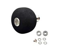 NiuLumea Pomo de carrete de pesca de repuesto para carretes Bullseye 5080/9100/9120/5050, fibra de carbono o EVA, 56,643 mm, 1 juego con rodamientos
