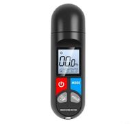 NiuLumea Probador de humedad digital SK31 madera, higrómetro compacto con función de retención, edificio del analizador