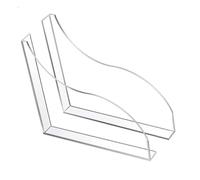 NiuLumea Protector de salpicaduras de ducha para bañera y fregadero, protectores de salpicaduras de esquina de acrílico extraíbles, 22 x 19 cm, transparente, paquete de 2