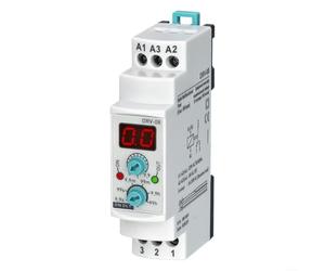 NiuLumea Relé temporizador industrial DRV-08, retardo de 0.1s-100h para rango, carga AC220V 10A, contactos 1NO+1NC, interruptor de tiempo montado en riel DIN