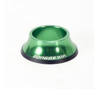 NiuLumea Road for Bike Headset Cap 28.6mm Fork, High Profile Top Cover with Seal for Ring 44mm Hidden Headset, Aluminum Alloy Construction(Verde)