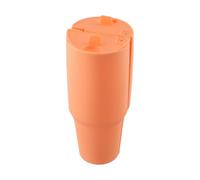 NiuLumea Separador de bebidas 2 en 1 con forro de silicona para vaso Stanly de 40 onzas, apto para uso alimentario con gran capacidad, 220 x 66 mm, compatible con vaso Stanley Adventure