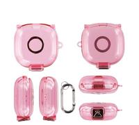 NiuLumea SHOKZ OpenFit2 T920 - Funda protectora para auriculares (poliuretano termoplástico), transparente para protección 360º, resistente a arañazos y suciedad, para OpenFit2, color rosa