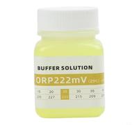 NiuLumea Soluciones de calibración de pH de 50 ml 4.0 7.0 10.0 con líquido de almacenamiento ORP, juego de 3 amortiguadores para el cuidado de la sonda de medidor de pH y jardines (ORP222mv)