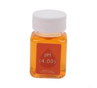 NiuLumea Soluciones de calibración de pH de 50 ml 4.0 7.0 10.0 con líquido de almacenamiento ORP, juego de 3 amortiguadores para el cuidado de la sonda de medidor de pH y jardines (4.0)