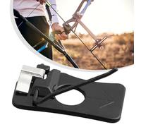 NiuLumea Soporte de flechas de acero con aguja recurvo, soporte magnético de metal para flechas con soporte de acero inoxidable, mano derecha, 2,6 x 1,5 x 1 cm, aleación de aluminio