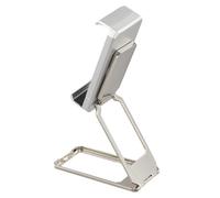NiuLumea Soporte magnético plegable para teléfono de 360 grados, soporte de metal portátil ajustable multiángulo, para compacto 7 x 4 x 1 cm, para la mayoría de smartphones, color negro