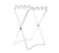 NiuLumea Soporte para bolsas de basura, portátil, plegable, para camping, picnic, uso doméstico, sala de estar, dormitorio, actividades al aire libre, color negro