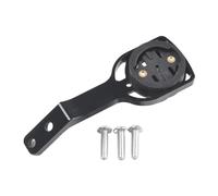 NiuLumea Soporte para computadora de bicicleta de aleación de aluminio de 105 mm, compatible con Garmin, Cateye, Bryton para manillar de bicicleta de carretera Black Inc, color negro