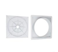 NiuLumea SP1091LX - Collar de extensión para skimmer de piscina y tapa superior compatible con skimmer mediano, ABS resistente a la intemperie, color blanco, 2 piezas