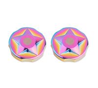 NiuLumea Tapa de suspensión de aleación de aluminio para horquilla delantera de bicicleta, diámetro interior de 30 mm, válvula AV para Magura para Fox DT Rockshox Manitou, incluye 2 cubiertas y 6