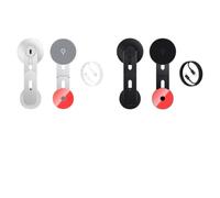 NiuLumea Teléfono magnético para cargador de 15 W con soporte ajustable de 180° para portátil y monitor, soporte de carga inalámbrico de aleación de aluminio plegable, interfaz de tipo, color negro
