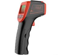 NiuLumea Termómetro infrarrojo digital Lector sin contacto -50C ~ 600C con retención de datos de objetivo para uso industrial de barbacoa apagado automático (rojo)