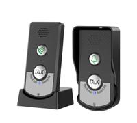 NiuLumea Timbre inalámbrico para el hogar con 1000 m para alcance, función de conversación de audio bidireccional, unidad exterior impermeable IP65, batería de 2000 mAh, uso en casa y múltiples pisos