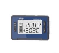 NiuLumea TN10 para el monitor de capacidad de la batería 8-80V Coulomb Contador de voltaje medidor de corriente con alarma programable Ácido de litio